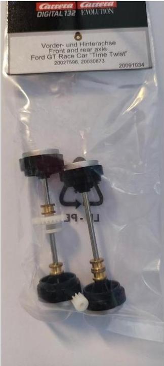 Actual product image Carrera 20091034 - Digital 132/Evolution front/rear axle 20027596, 20030873