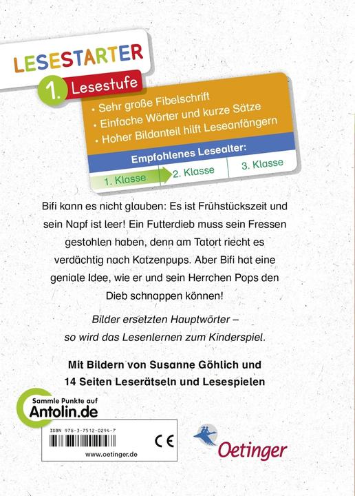 Produktbild Bifi & Pops. Mission Katzenpups (Deutsch, Stefanie Taschinski, Susanne Göhlich, 2022)