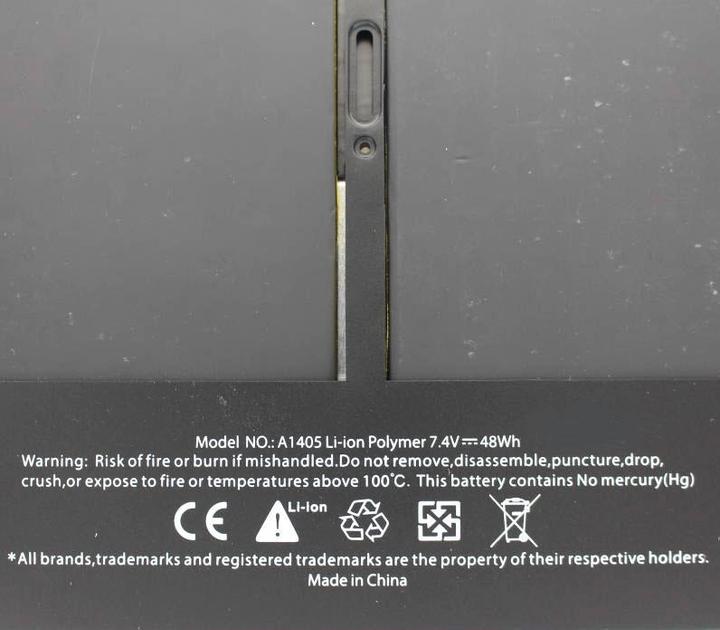 Produktbild AccuCell Akku MacBook Air 13 (4 Zellen, 5200 mAh)