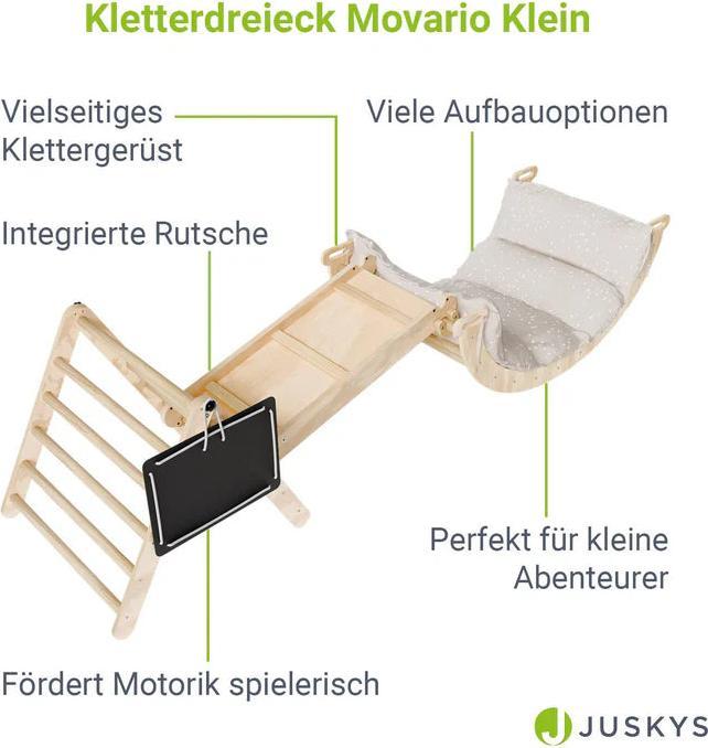 Immagine prodotto Juskys Kletterdreieck Movario Indoor-Klettergerüst