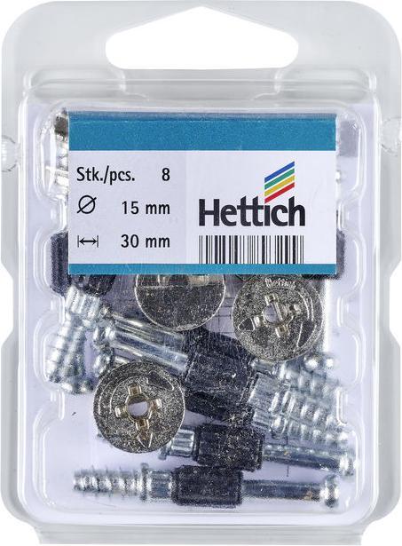 Immagine prodotto Hettich Verbindungsbeschlag M6 x 30 mm (Raccordo di collegamento, 1 pz.)