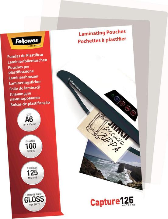 Produktbild Fellowes Capture (A6, 100 Stück, 125 µm)