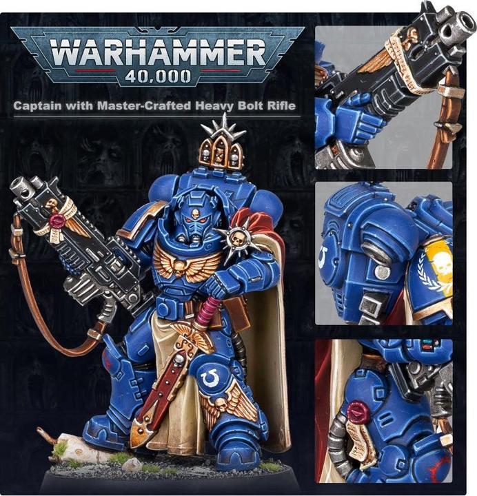 Image du produit Games Workshop Capitaine avec fusil à pompe lourd de fabrication artisanale (Matières plastiques)