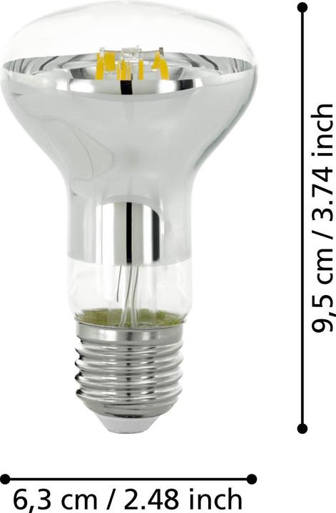 Image du produit EGLO Sources lumineuses (E27, 5.50 W, 470 lm, 1 x, F)