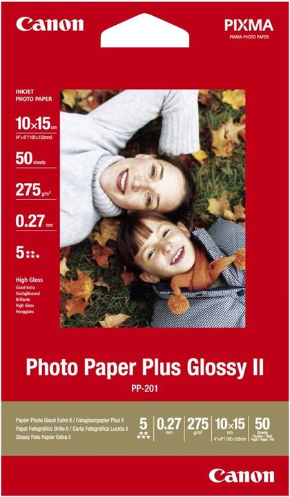 Actual product image Canon Plus II (265 g/m², 10 x 15 cm, 5 x)