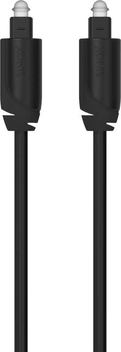 Image du produit Sinox Câble optique PRO. 2m. Grå/sort (2 m, TOSLINK)