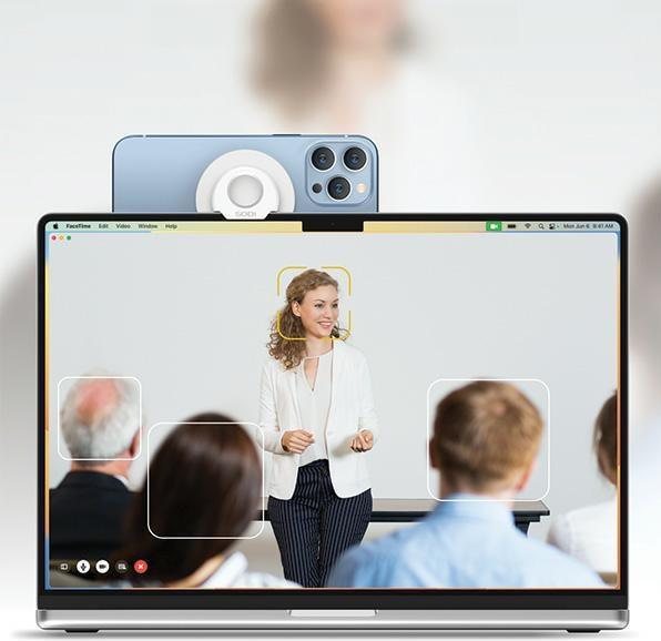 Produktbild Sodi Uchwyt indukcyjny do MacBooka BM-300 biały/white MagSafe (Apple)