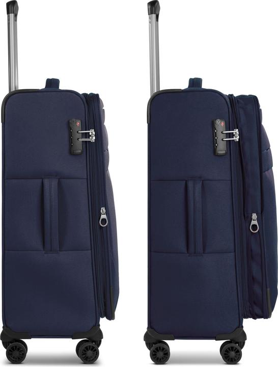 Image du produit Worldpack Set de valises Chicago 4 roulettes 3 pièces avec soufflet extensible (186 l, XL (à partir de 115l))