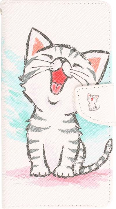 Produktbild PhoneLook Hülle Premium Wallet Flip-Magnetverschluss und Kartenfach Cute happy kitten (Apple iPhone 13 Pro Max)