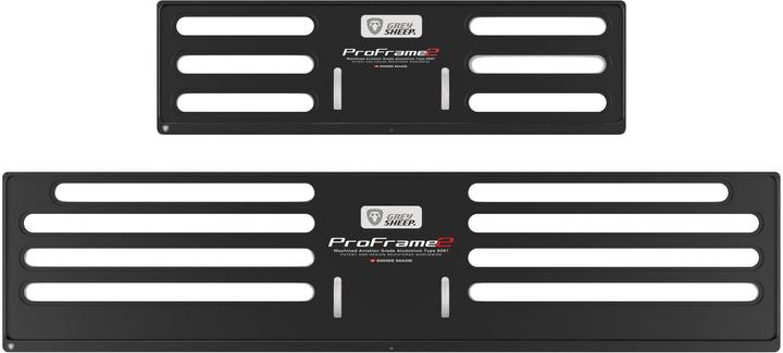 Actual product image Grey Sheep Number frame (Front + rear, Long format)