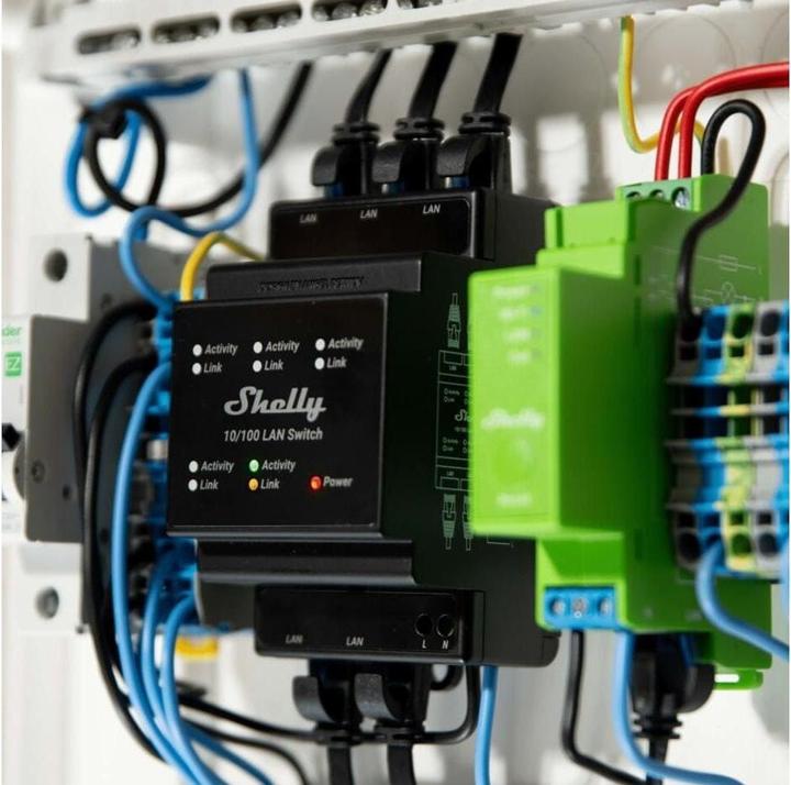 Produktbild Shelly LAN Switch (5 Ports)