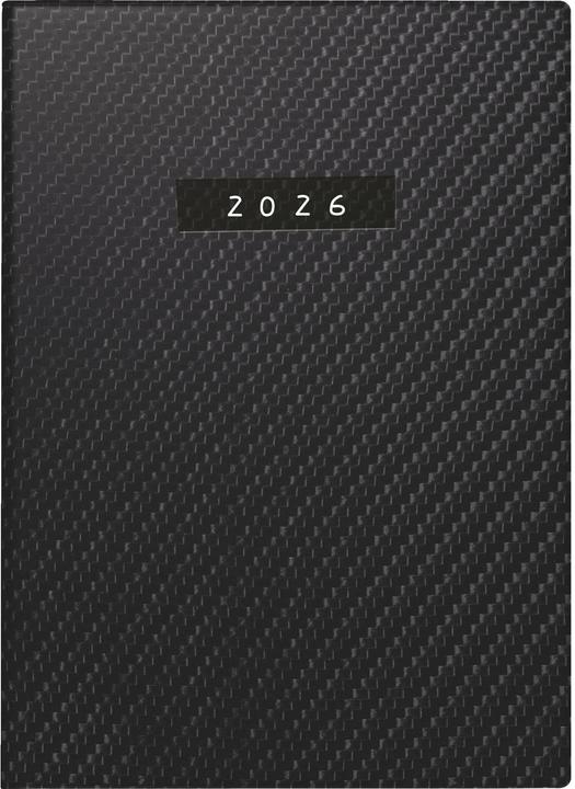 Actual product image Ridoide rido idé Taschenagenda Technik III Carbon 2026, Schwarz (German)