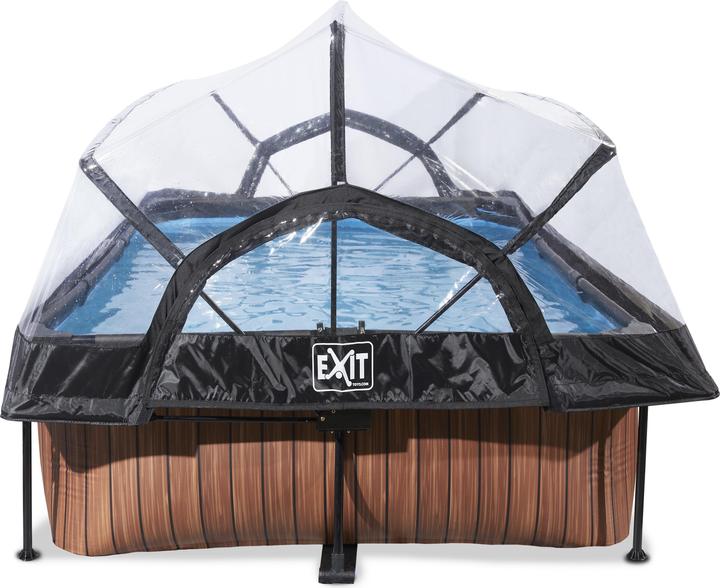 Actual product image Exit Frame pool 220x150x60 cm with sunroof and filter pump (220 x 150 x 60 cm)