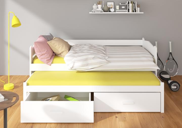 Actual product image ADRK Furniture Double bed with mattresses TIARRO 180x80 (180 x 80 cm)