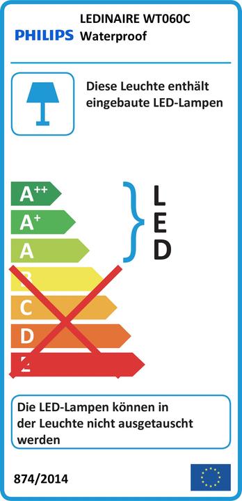Label énergétique Philips Ledinaire (5600 lm)