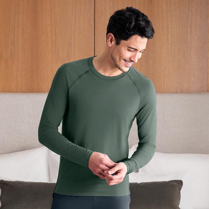 Produktbild Dagsmejan Pyjama Oberteil "Balance" dunkelgrau (48, S)