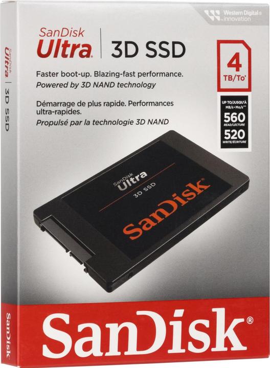 Image du produit SanDisk Ultra 3D (4000 Go, 2.5")