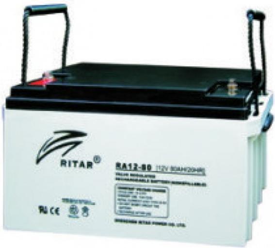 Actual product image Ritar AGM Battery RA12-80D (12 V, 80 Ah)