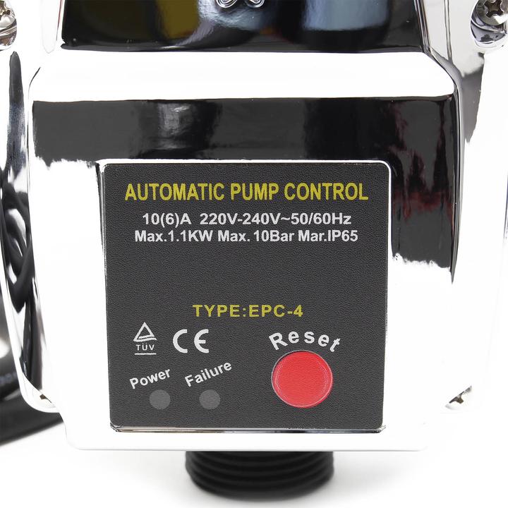 Produktbild Wiltec Druckschalter EPC-4 230V 1-phasig Pumpensteuerung Hauswasserwerk (Hauswasserpumpe)