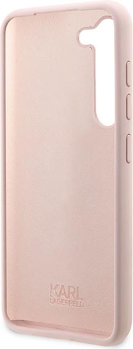 Image du produit Karl Lagerfeld KLHCS23MSNIKBCP S23+ S916 hardcase rose/pink Silicone Ikonik (Samsung Galaxy S23+)
