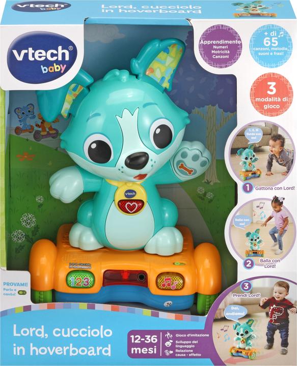 Actual product image VTech Baby Lord puppy on hoverboard