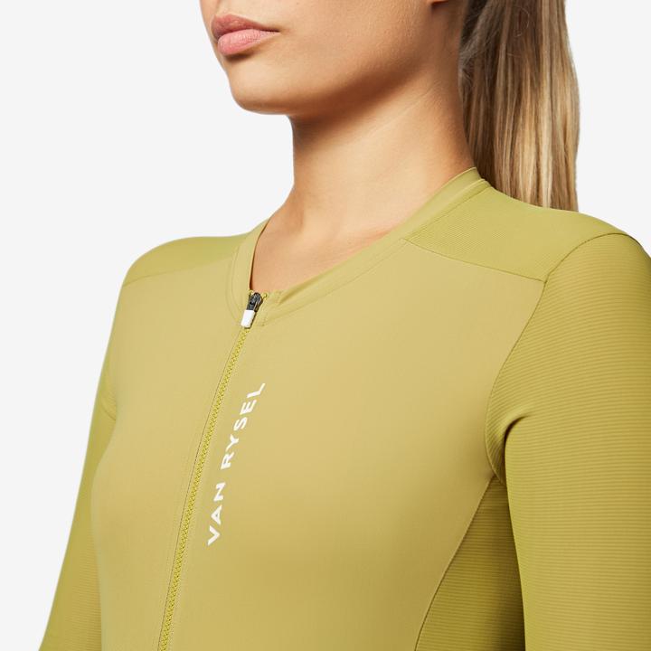 Image du produit Van rysel Maillot de vélo route manches courtes été unisexe - racer 2 khaki (M)