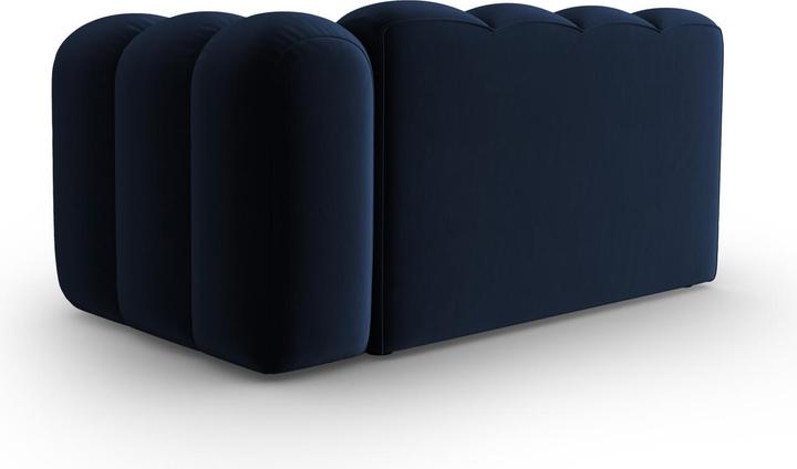Actual product image Micadoni Velvet Right Modular Sofa, "Lupine", 2 Seats, 145x95x70Made in Europe (2 person sofa, 3-seater, 4-seater)