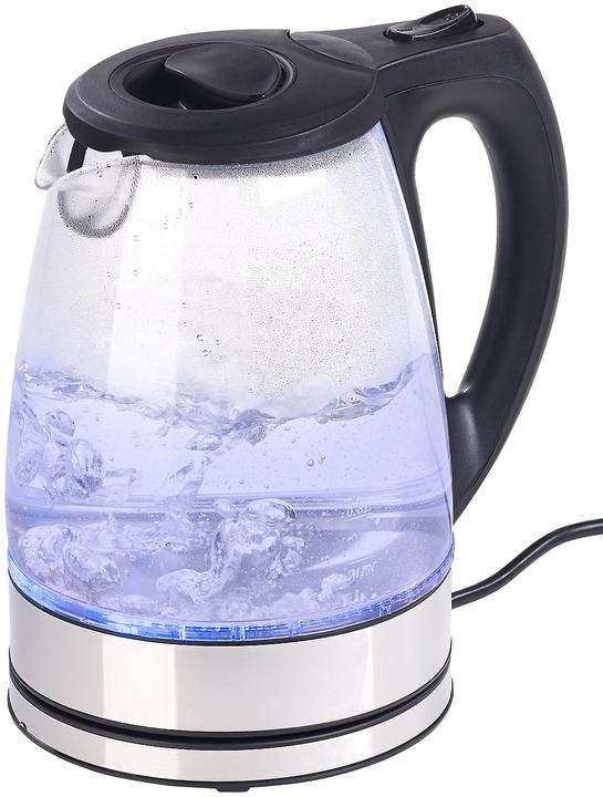 Image du produit Rosenstein & Söhne Chauffe-eau en verre avec éclairage LED bleu (1.70 l)