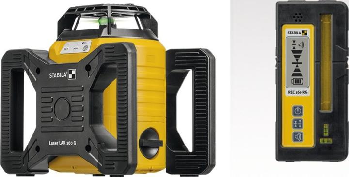 Actual product image Stabila Rotating laser LAR 160 G, 4-piece set