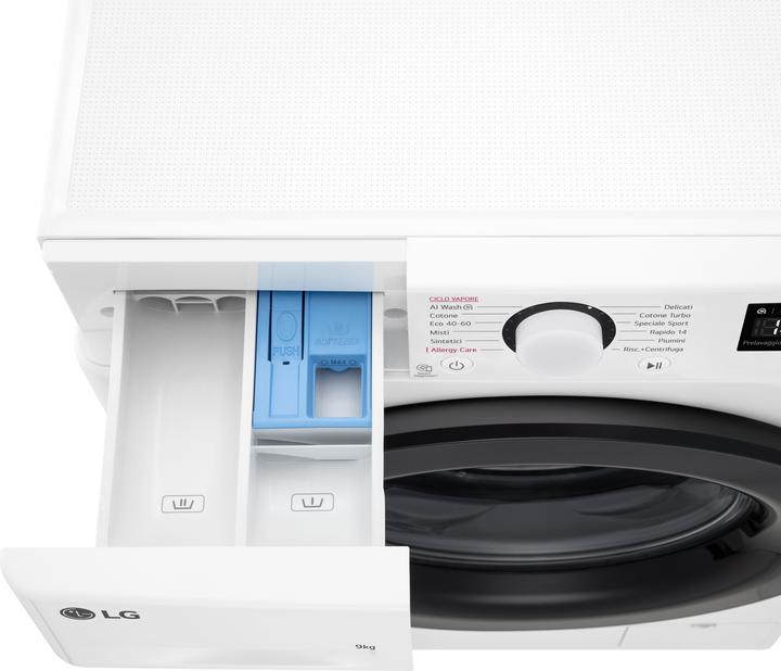 Image du produit LG F2R3S09NSWB Lave-linge 9Kg AI DD Class (9 kg, Gauche)