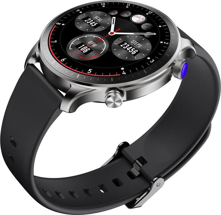 Actual product image Riversong smartwatch Motive 9 Pro space gray SW901
