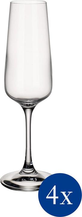 Produktbild Villeroy & Boch Sektglas Set 4tlg Ovid (25 cl, 4 Gläser, Sektgläser)