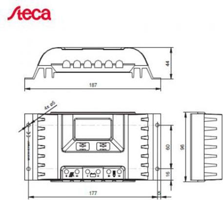 Actual product image Steca Solar charge controller PR 1010