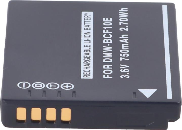 Image du produit Panasonic Batterie DMW-BCF10, DMW-BCF10E, BCF-10, CGA-S/106C,, CGA-S106C (Batterie de l'appareil photo)