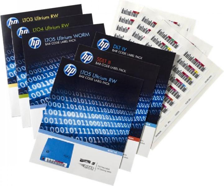 Actual product image HPE LTO6 Ultrium RW barcode labels (pack)