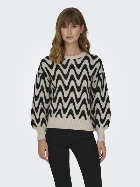 Actual product image Only Patterned knitted jumper (M)