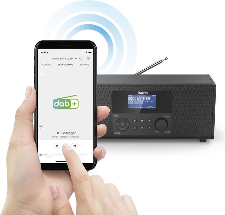 Produktbild Hama DIR3020 (Internetradio, DAB+, Bluetooth, WLAN)