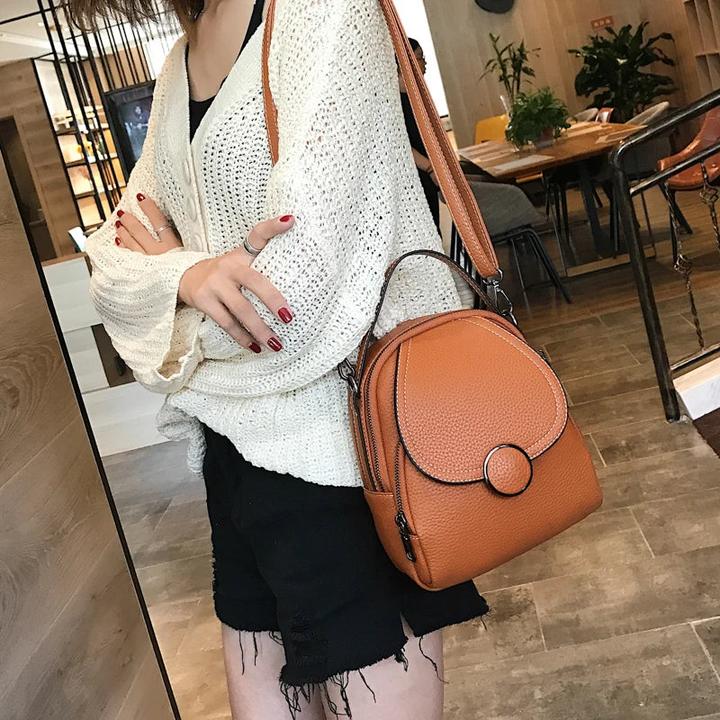 Image du produit Only-Bags.Store Mode Sac à dos en cuir Mini Soft Touch Sac à dos multifonctions Petit sac à bandoulière