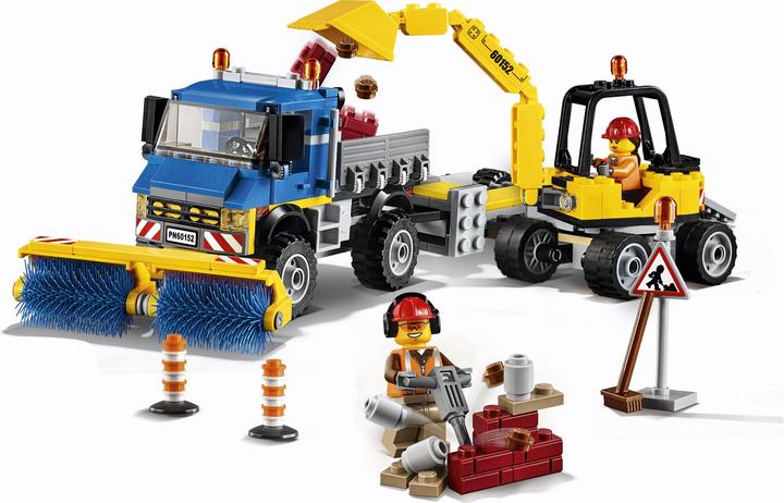 Actual product image LEGO Street cleaners and excavators (60152, LEGO City)