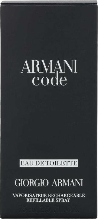 Actual product image Giorgio Armani Code Eau de Toilette (Eau de toilette, 75 ml)