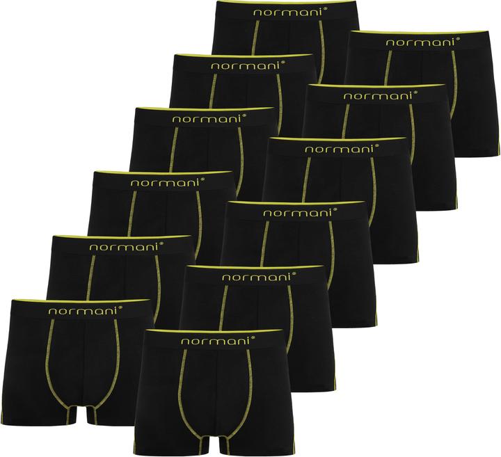 Normani 12 x Herren Baumwoll-Boxershorts