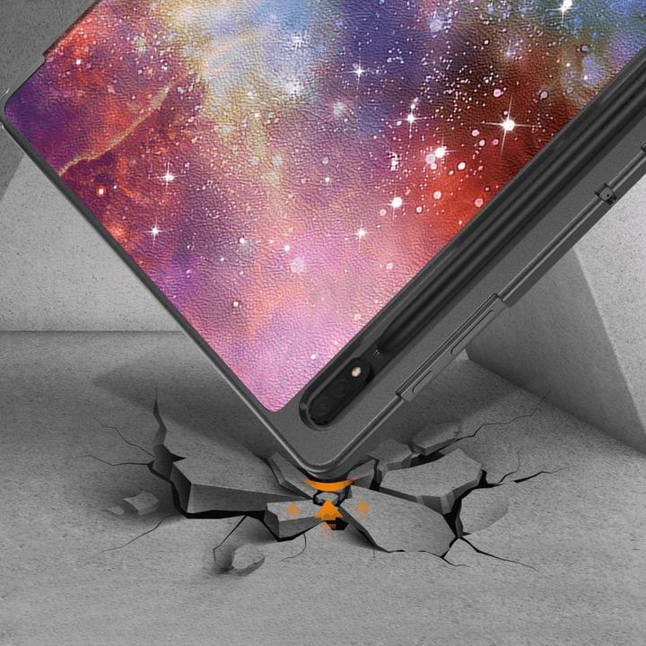 Actual product image Cover-Discount Galaxy Tab S9 Ultra - Tri-fold Smart Case Universe (Galaxy Tab S9 Ultra)