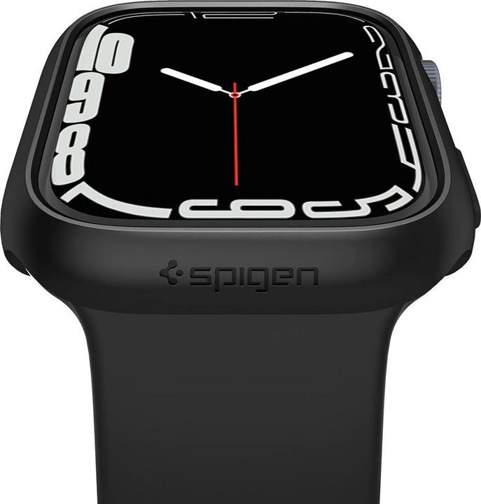 Actual product image Spigen Thin Fit case for Apple Watch 7 (41mm) black