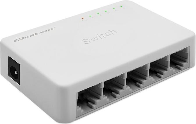 Immagine prodotto Qoltec Netzwerk Switch 5xRJ45 Port 1000Mbps LAN (5 Porti)