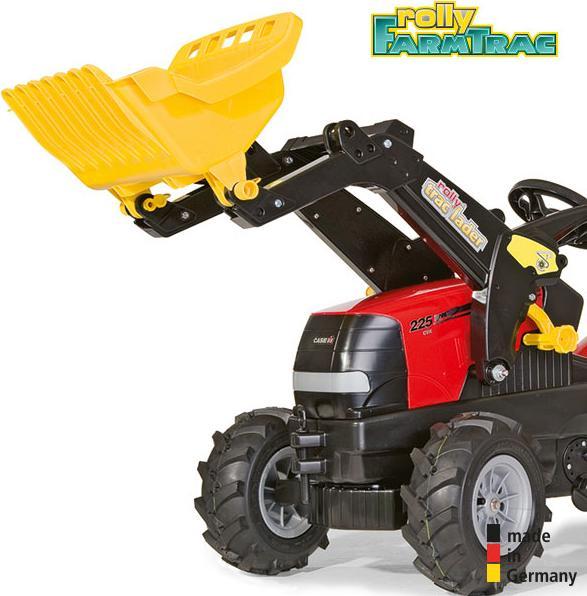 Actual product image Rolly Toys Case Puma loader with pneumatic tires
