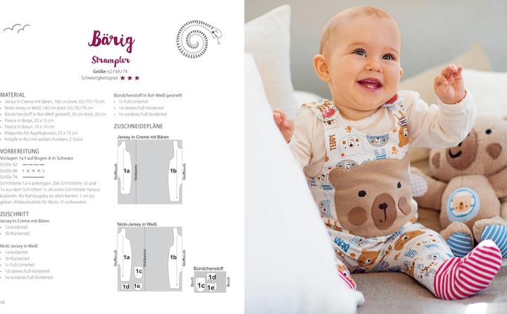 Image du produit klitzeklein & kuschelweich – Einfach niedliche Nähideen für Babys (Allemand, Anja Gulden, 2020)