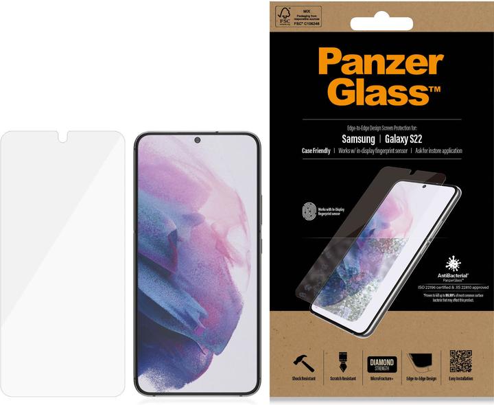 Produktbild PanzerGlass Case Friendly (1 Stück, Samsung Galaxy S22)
