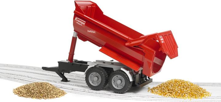 Actual product image Bruder Krampe tandem tipping trailer