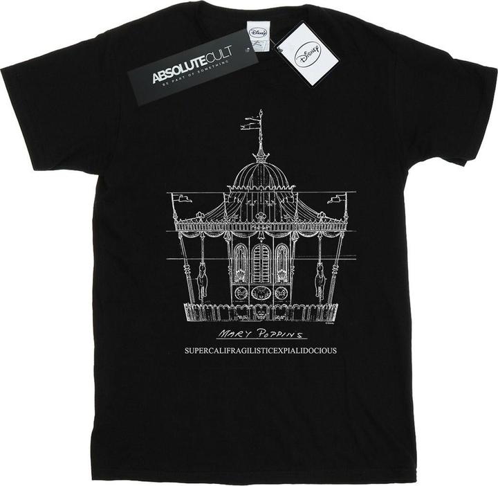 Disney Mary Poppins Carousel Sketch TShirt