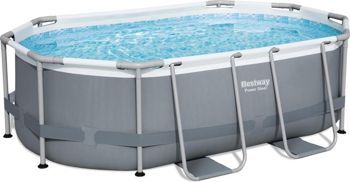 Actual product image Bestway Power Steel Pool oval 305x200x84cm (305 x 200 x 84 cm)